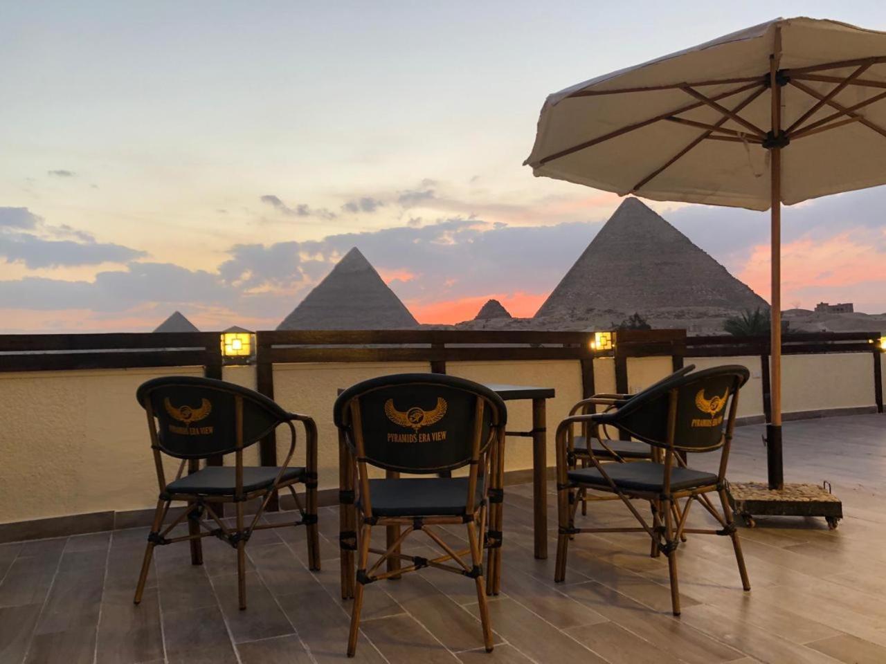 Pyramids Era View 호텔 Kafret el-Gabal 외부 사진